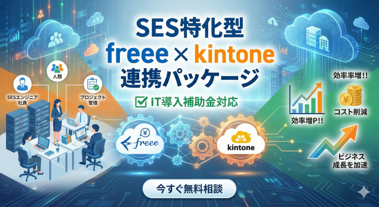SES業界の利益構造を変革するfreee kintoneパッケージのご紹介