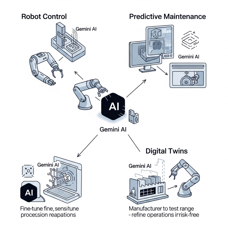 製造業・ロボティクス業界におけるGemini：導入事例とソリューション連携でスマートファクトリーを実現 – はてなベース株式会社