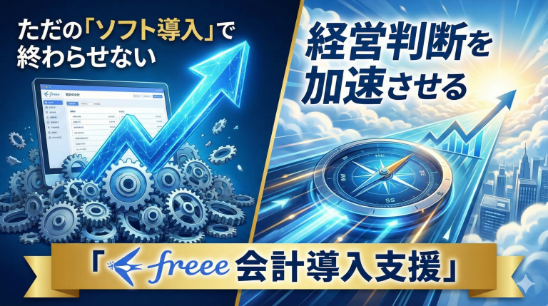 経営判断を加速させる 「freee会計導入支援」
