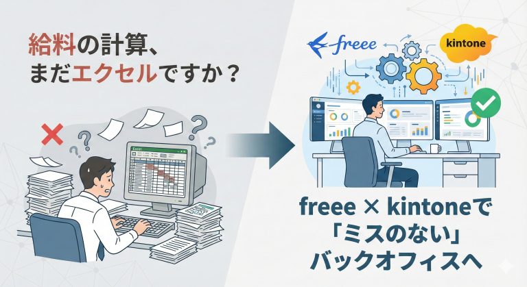 給料の計算、まだエクセルですか？　freee×kintoneで実施するミスのないバックオフィスへ