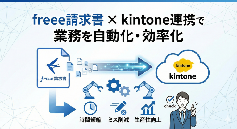 freee請求書 × kintone連携で 業務を自動化・効率化