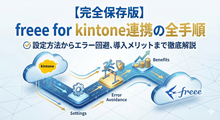 【完全保存版】freee for kintone連携の全手順｜設定方法からエラー回避、導入メリットまで徹底解説