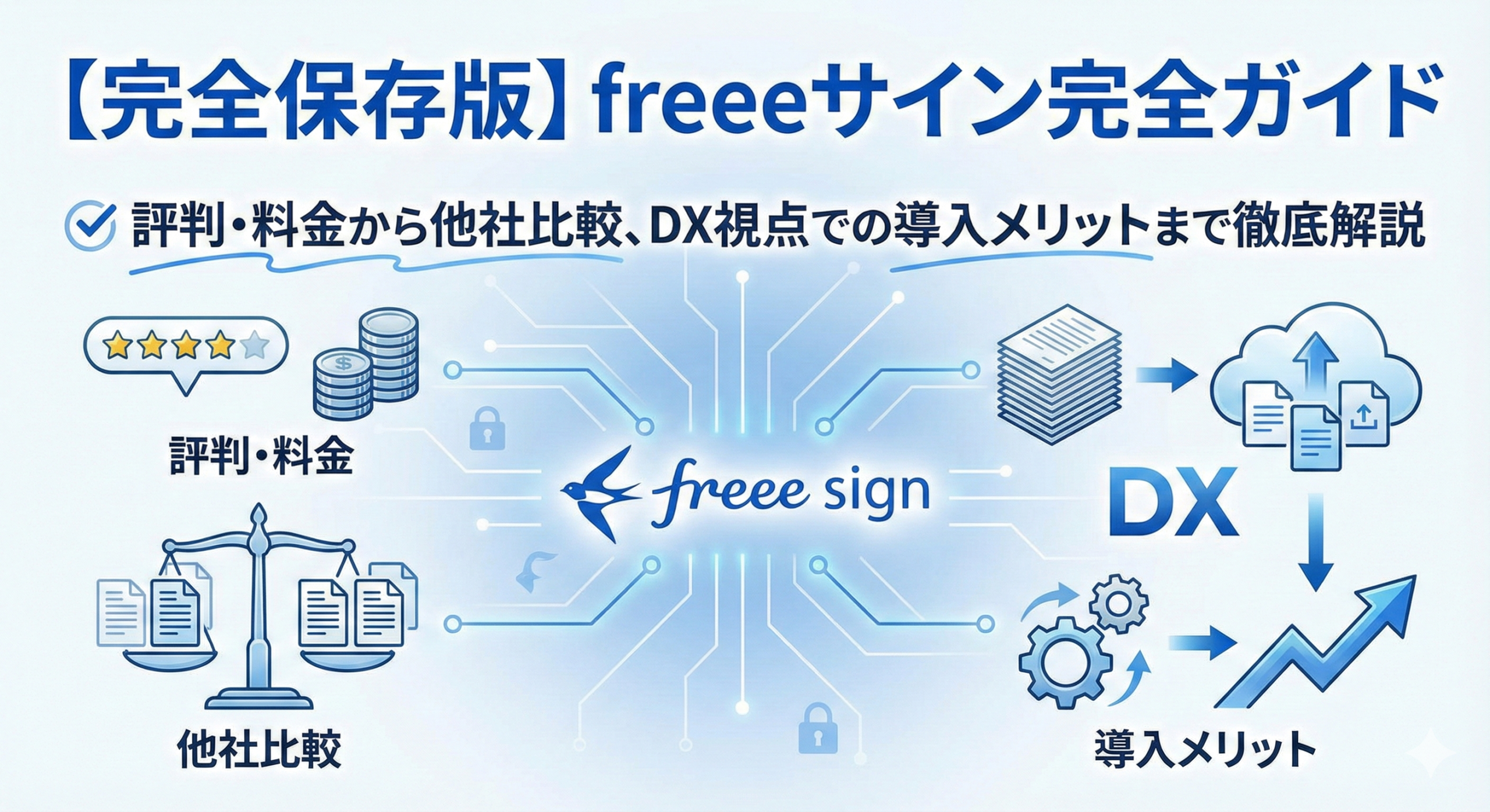 freeeサイン完全ガイド：評判・料金から他社比較、DX視点での導入メリットまで徹底解説