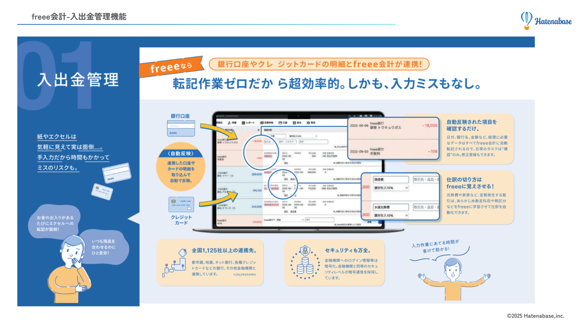 入出金管理機能