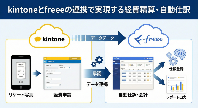 kintoneとfreeeの連携で実現する経費精算・自動仕訳