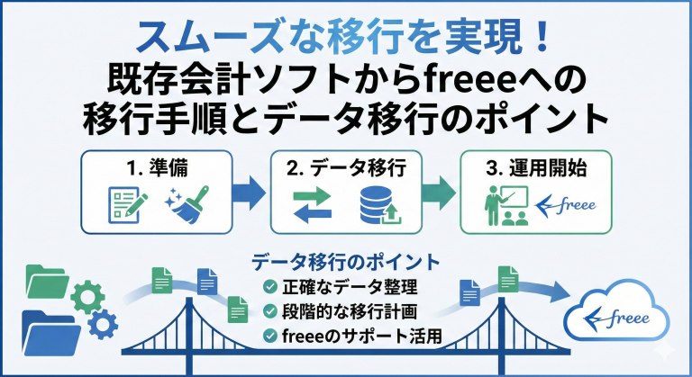 スムーズな移行を実現！既存会計ソフトからfreeeへの移行手順とデータ移行のポイント