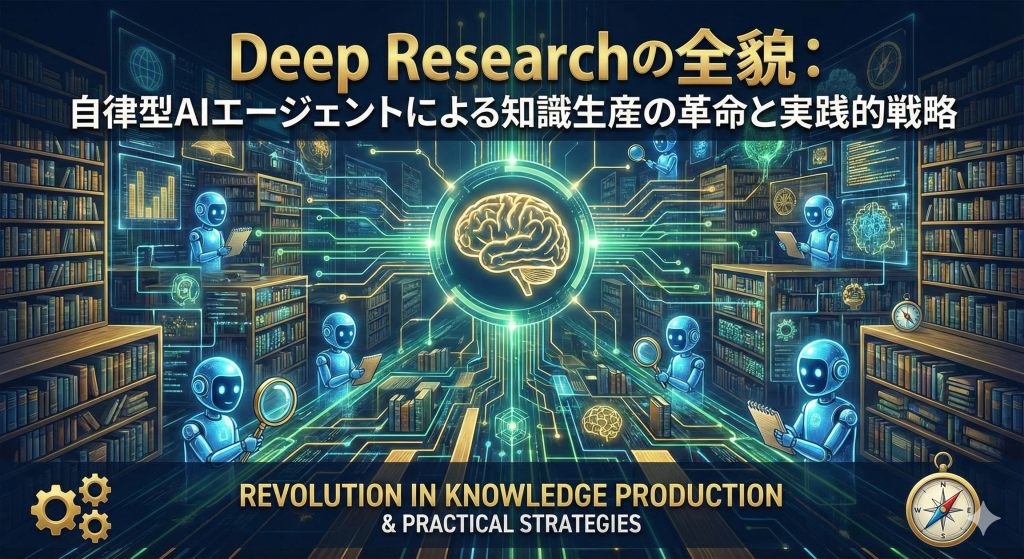 Deep Researchの全貌：自律型AIエージェントによる知識生産の革命と実践的戦略