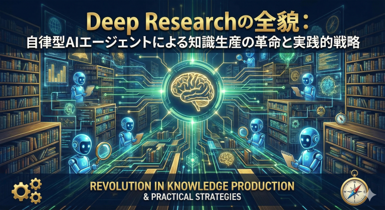 Deep Researchの全貌：自律型AIエージェントによる知識生産の革命と実践的戦略