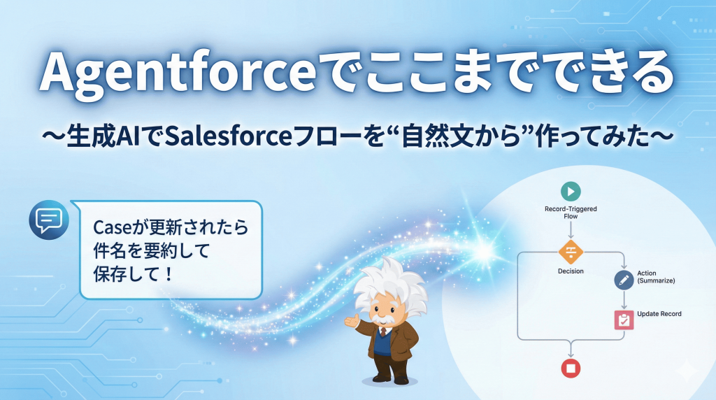 AgentforceでSalesforce Flowをテキストから作成する手順