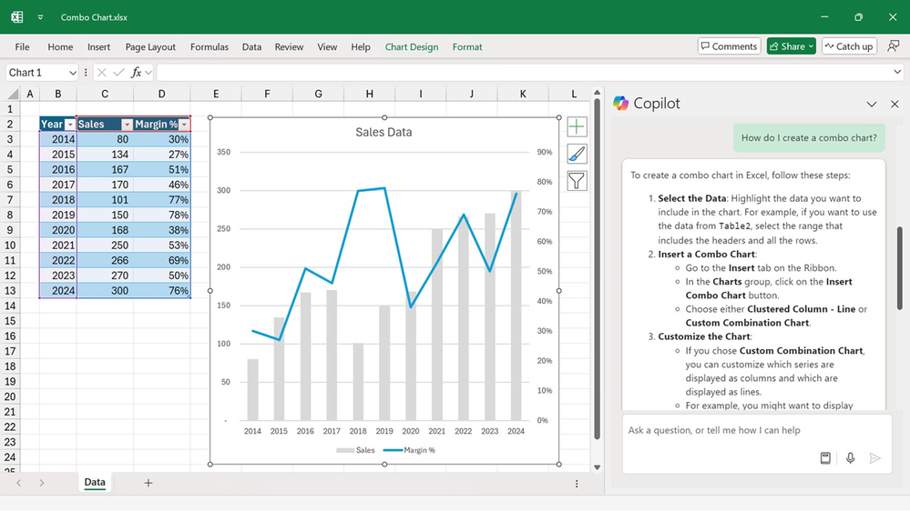 Copilot in Excelの使い方ステップ