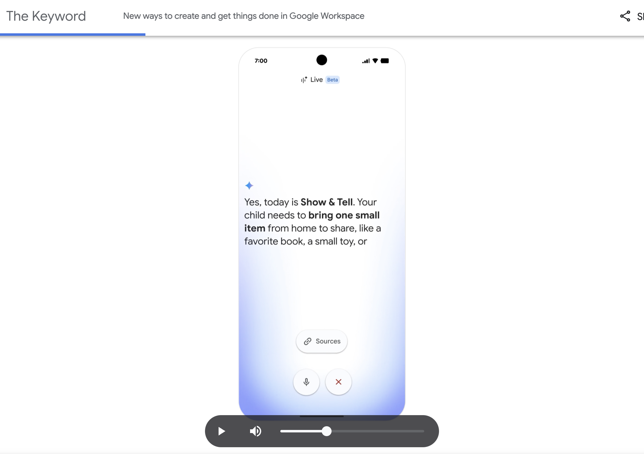 Gmail Live Beta — 音声でメールを検索するスマートフォンUI（Google公式）
